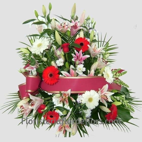 Centro Funerario Rojo Variado